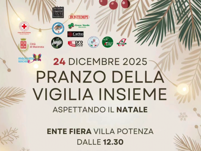 Scopri di più sull'articolo Pranzo Solidale | Macerata 24 Dicembre